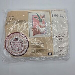 The Creative Circle Needlepoint Kit Calla Lilies‎ Home Sweet Home 1986